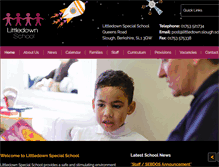 Tablet Screenshot of littledownschool.co.uk